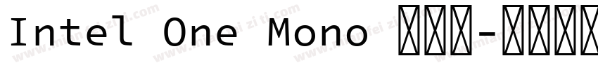 Intel One Mono 英特尔字体转换